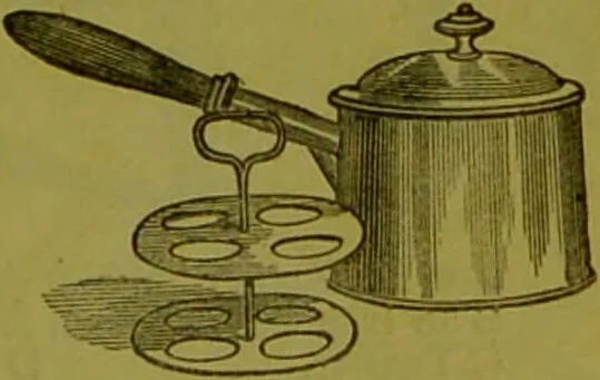 An illustration from Warne's model cookery and housekeeping book : containing complete instructions in household management, and receipts for breakfast dishes ... bills of fare, duties of servants, etc. / compiled and edited by Mary Jewry., 1871, leaf 29
