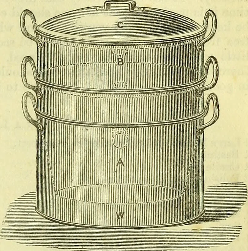An illustration from Cassell's dictionary of cookery, with numerous engravings and full-page coloured plates : containing about nine thousand recipes., 1880, leaf 1301