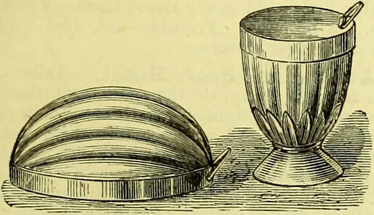 An illustration from Cassell's dictionary of cookery, with numerous engravings and full-page coloured plates : containing about nine thousand recipes., 1880, leaf 151