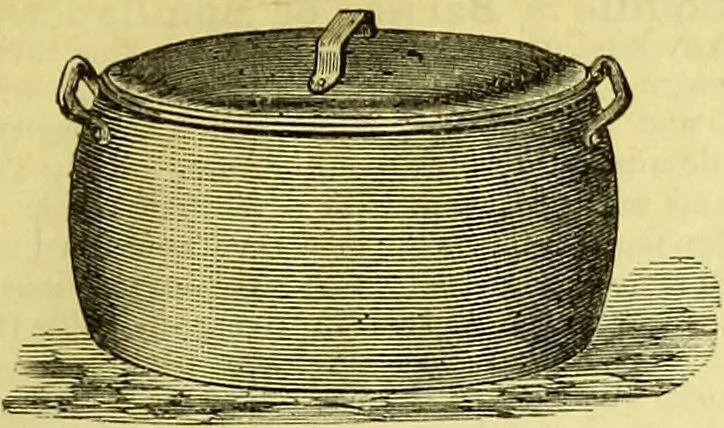 An illustration from Cassell's dictionary of cookery, with numerous engravings and full-page coloured plates : containing about nine thousand recipes., 1880, leaf 187