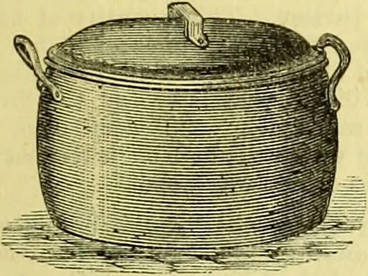 An illustration from Cassell's dictionary of cookery, with numerous engravings and full-page coloured plates : containing about nine thousand recipes., 1880, leaf 187