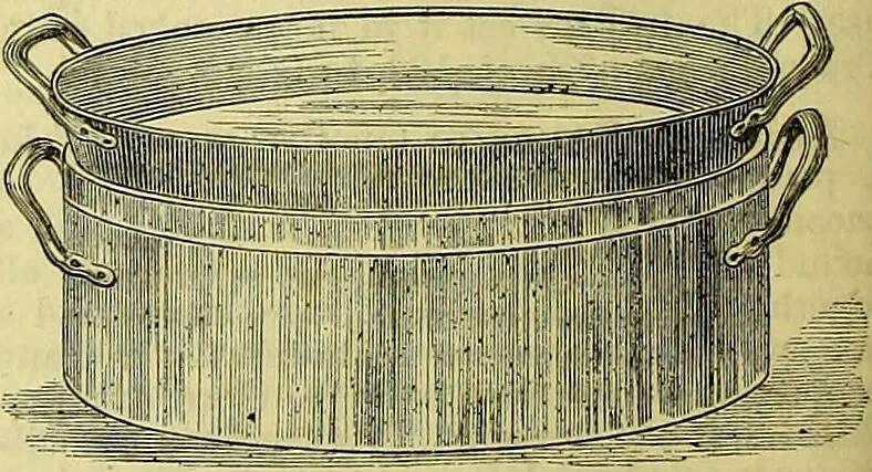 An illustration from Cassell's dictionary of cookery, with numerous engravings and full-page coloured plates : containing about nine thousand recipes., 1880, leaf 188