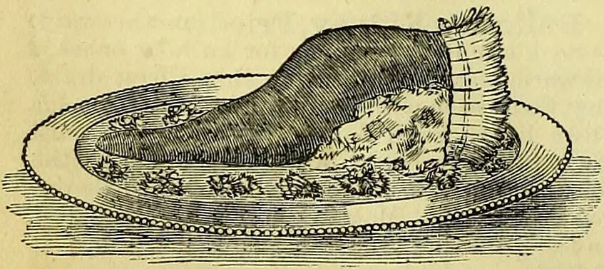 An illustration from Cassell's dictionary of cookery, with numerous engravings and full-page coloured plates : containing about nine thousand recipes., 1880, leaf 198
