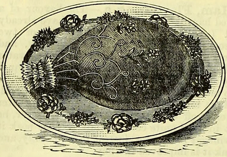 An illustration from Cassell's dictionary of cookery, with numerous engravings and full-page coloured plates : containing about nine thousand recipes., 1880, leaf 414
