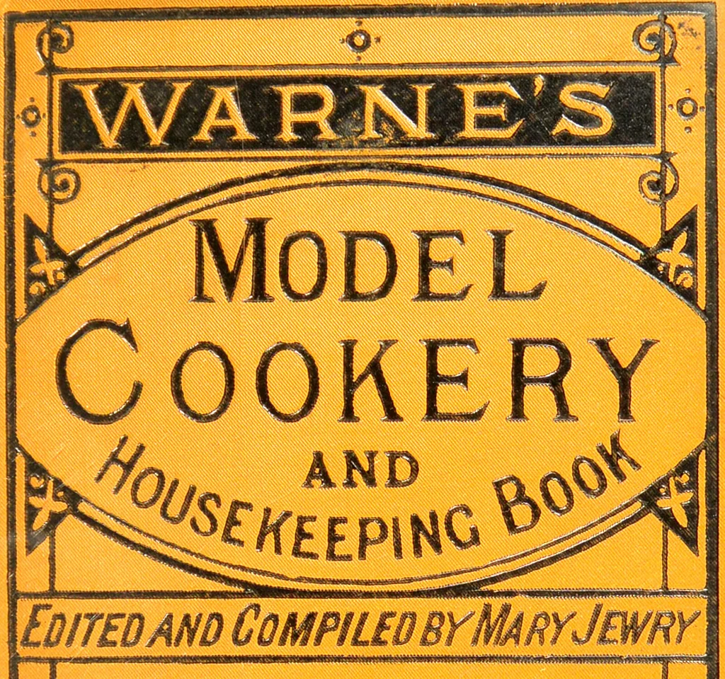 An illustration from Warne's model cookery and housekeeping book : containing complete instructions in household management / compiled and edited by Mary Jewry., 1871, leaf 1