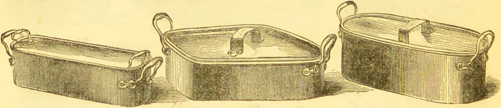 An illustration from Warne's model cookery and housekeeping book : containing complete instructions in household management / compiled and edited by Mary Jewry., 1871, leaf 24