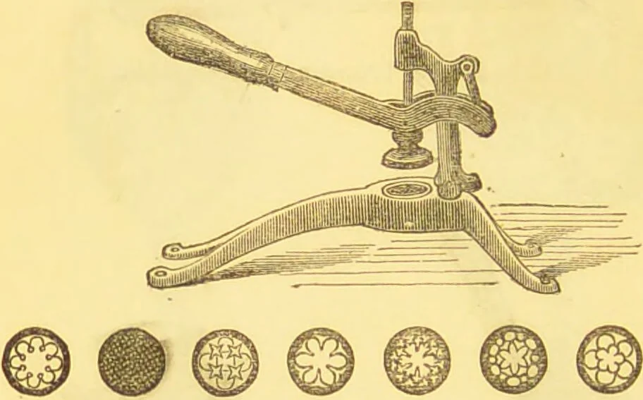 An illustration from Warne's model cookery and housekeeping book : containing complete instructions in household management / compiled and edited by Mary Jewry., 1871, leaf 28