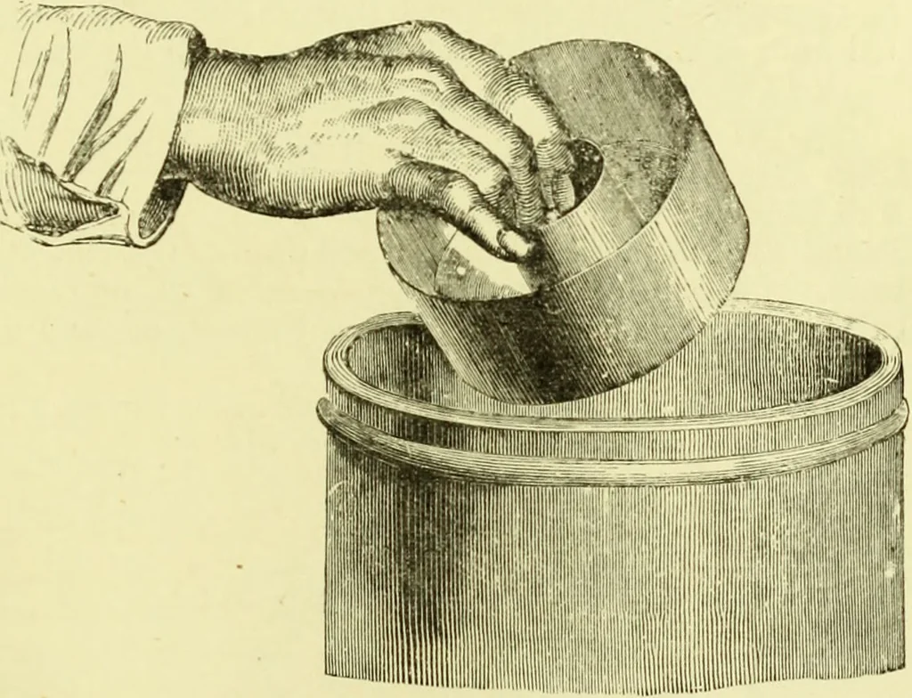 An illustration from The royal cookery book (le livre de cuisine) / by Jules Gouffé ; translated from the French and adapted for English use by Alphonse Gouffé ... comprising domestic and high-class cookery, illustrated with sixteen large plates printed in colours, and one hundred and sixty-one woodcuts from drawings from nature by E. Ronjat., 1883, leaf 235