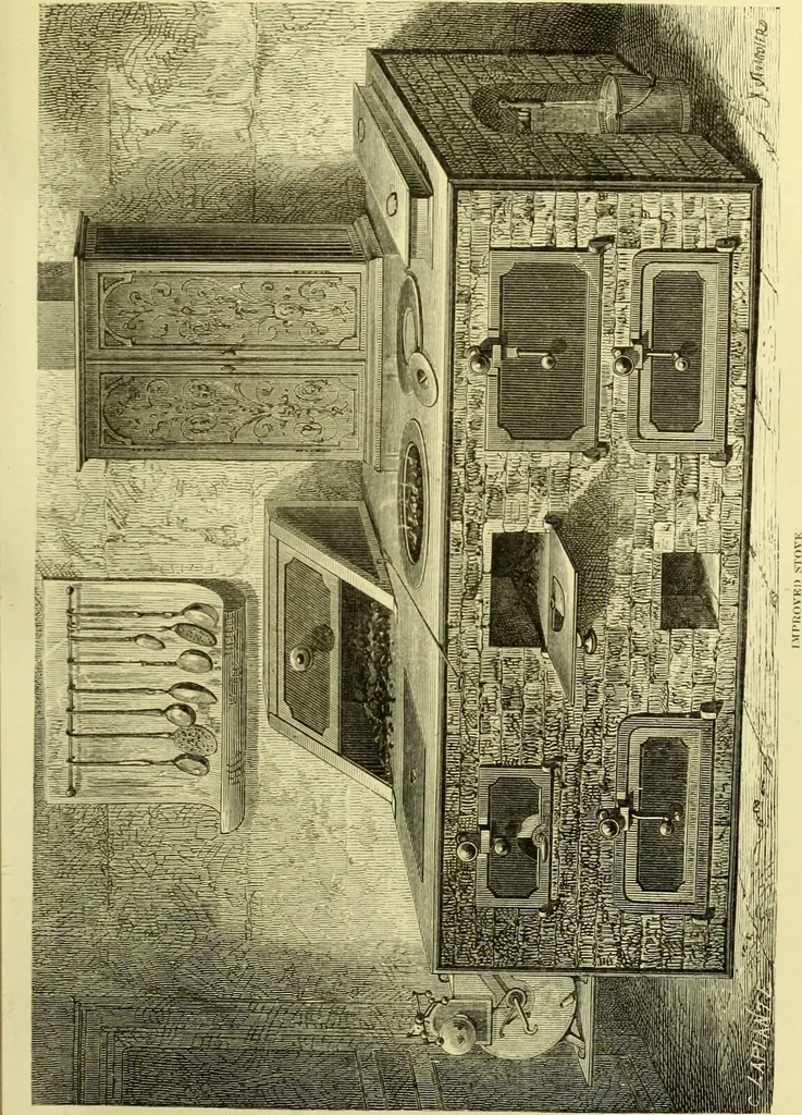 An illustration from The royal cookery book (le livre de cuisine) / by Jules Gouffé ; translated from the French and adapted for English use by Alphonse Gouffé ... comprising domestic and high-class cookery, illustrated with sixteen large plates printed in colours, and one hundred and sixty-one woodcuts from drawings from nature by E. Ronjat., 1883, leaf 41