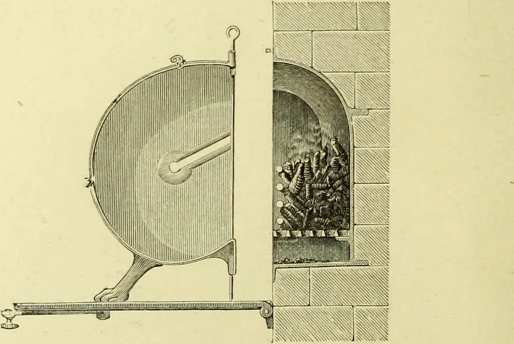 An illustration from The royal cookery book (le livre de cuisine) / by Jules Gouffé ; translated from the French and adapted for English use by Alphonse Gouffé ... comprising domestic and high-class cookery, illustrated with sixteen large plates printed in colours, and one hundred and sixty-one woodcuts from drawings from nature by E. Ronjat., 1883, leaf 42