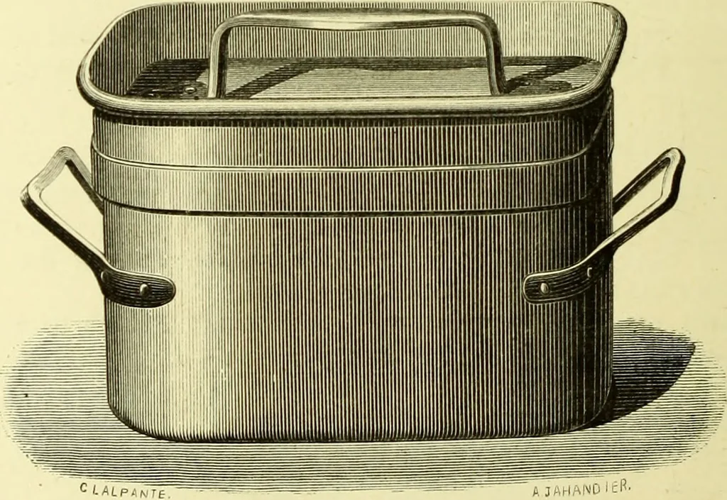 An illustration from The royal cookery book (le livre de cuisine) / by Jules Gouffé ; translated from the French and adapted for English use by Alphonse Gouffé ... comprising domestic and high-class cookery, illustrated with sixteen large plates printed in colours, and one hundred and sixty-one woodcuts from drawings from nature by E. Ronjat., 1883, leaf 540