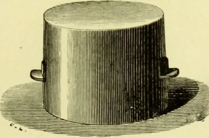 An illustration from The royal cookery book (le livre de cuisine) / by Jules Gouffé ; translated from the French and adapted for English use by Alphonse Gouffé ... comprising domestic and high-class cookery, illustrated with sixteen large plates printed in colours, and one hundred and sixty-one woodcuts from drawings from nature by E. Ronjat., 1883, leaf 585
