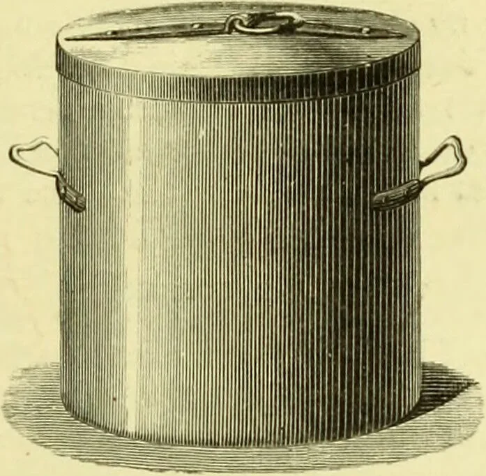 An illustration from The royal cookery book (le livre de cuisine) / by Jules Gouffé ; translated from the French and adapted for English use by Alphonse Gouffé ... comprising domestic and high-class cookery, illustrated with sixteen large plates printed in colours, and one hundred and sixty-one woodcuts from drawings from nature by E. Ronjat., 1883, leaf 61