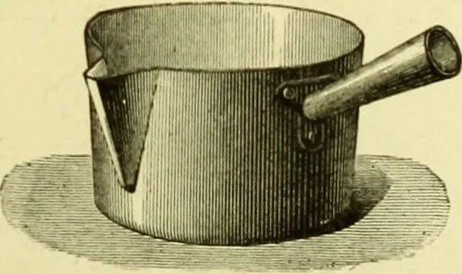 An illustration from The royal cookery book (le livre de cuisine) / by Jules Gouffé ; translated from the French and adapted for English use by Alphonse Gouffé ... comprising domestic and high-class cookery, illustrated with sixteen large plates printed in colours, and one hundred and sixty-one woodcuts from drawings from nature by E. Ronjat., 1883, leaf 645