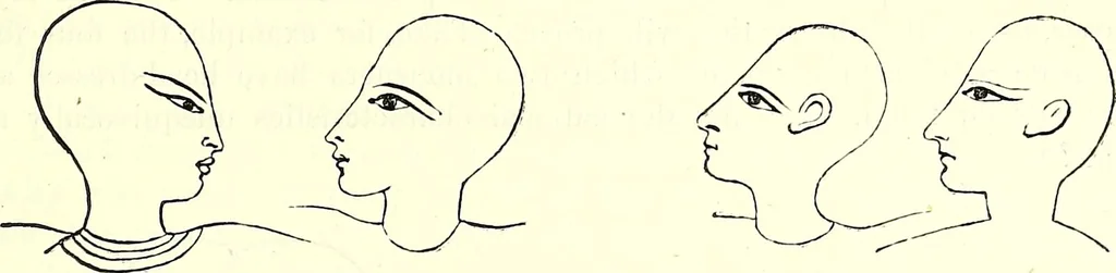 An illustration from Crania Aegyptiaca, or, Observations on Egyptian ethnography derived from anatomy, history and the monuments / by Samuel George Morton., 1844, leaf 43