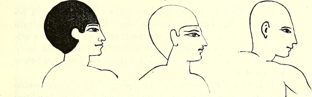 An illustration from Crania Aegyptiaca, or, Observations on Egyptian ethnography derived from anatomy, history and the monuments / by Samuel George Morton., 1844, leaf 43