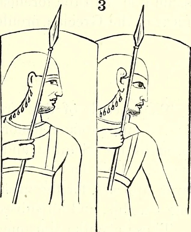 An illustration from Crania Aegyptiaca, or, Observations on Egyptian ethnography derived from anatomy, history and the monuments / by Samuel George Morton., 1844, leaf 53