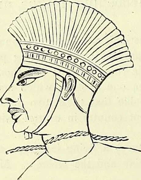 An illustration from Crania Aegyptiaca, or, Observations on Egyptian ethnography derived from anatomy, history and the monuments / by Samuel George Morton., 1844, leaf 62