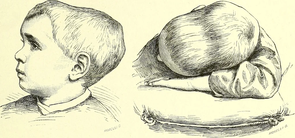An illustration from Des déformations artificielles du crâne en général de celles de deux crânes macrocéphales trouvés en Hongrie et d'un crâne provenant des temps barbares du meme pays / par Joseph de Lenhossék., 1878, leaf 61