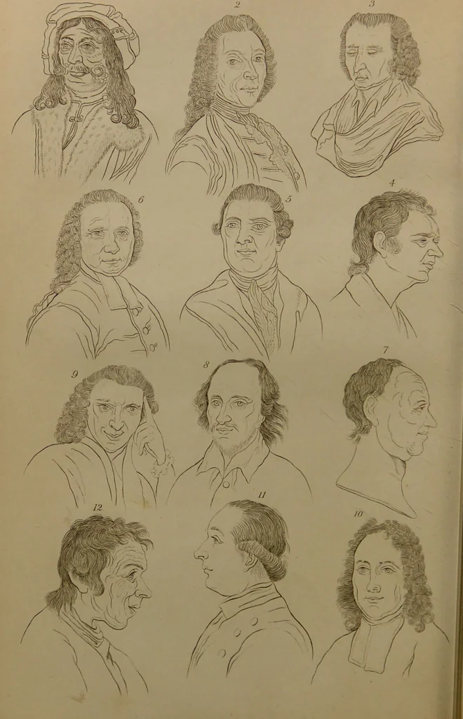An illustration from Essays on physiognomy : designed to promote the knowledge and the love of mankind ... To which are added , one hundred physiognomonical rules, ... and memoirs of the life of the author / written by John Caspar Lavater., 1797, leaf 168