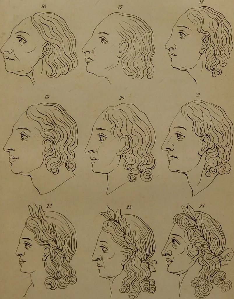 An illustration from Essays on physiognomy : designed to promote the knowledge and the love of mankind ... To which are added , one hundred physiognomonical rules, ... and memoirs of the life of the author / written by John Caspar Lavater., 1797, leaf 787