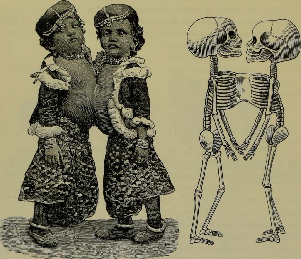 An illustration from Anomalies and curiosities of medicine : being an encyclopedic collection of rare and extraordinary cases, and of the most striking instances of abnormality in all branches of medicine and surgery, derived from an exhaustive research of medical literature from its origin to the present day / abstracted, classified, annotated, and indexed, by George M. Gould and Walter L. Pyle ; with 295 illustrations in the text, and 12 half-tone and colored plates., 1897, leaf 178