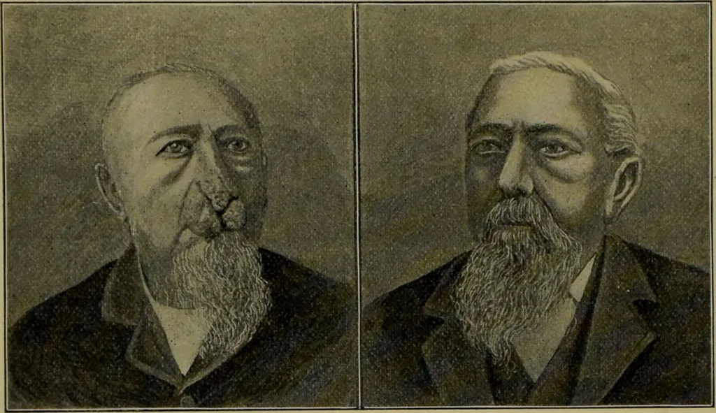 An illustration from Anomalies and curiosities of medicine : being an encyclopedic collection of rare and extraordinary cases, and of the most striking instances of abnormality in all branches of medicine and surgery, derived from an exhaustive research of medical literature from its origin to the present day / abstracted, classified, annotated, and indexed, by George M. Gould and Walter L. Pyle ; with 295 illustrations in the text, and 12 half-tone and colored plates., 1897, leaf 574