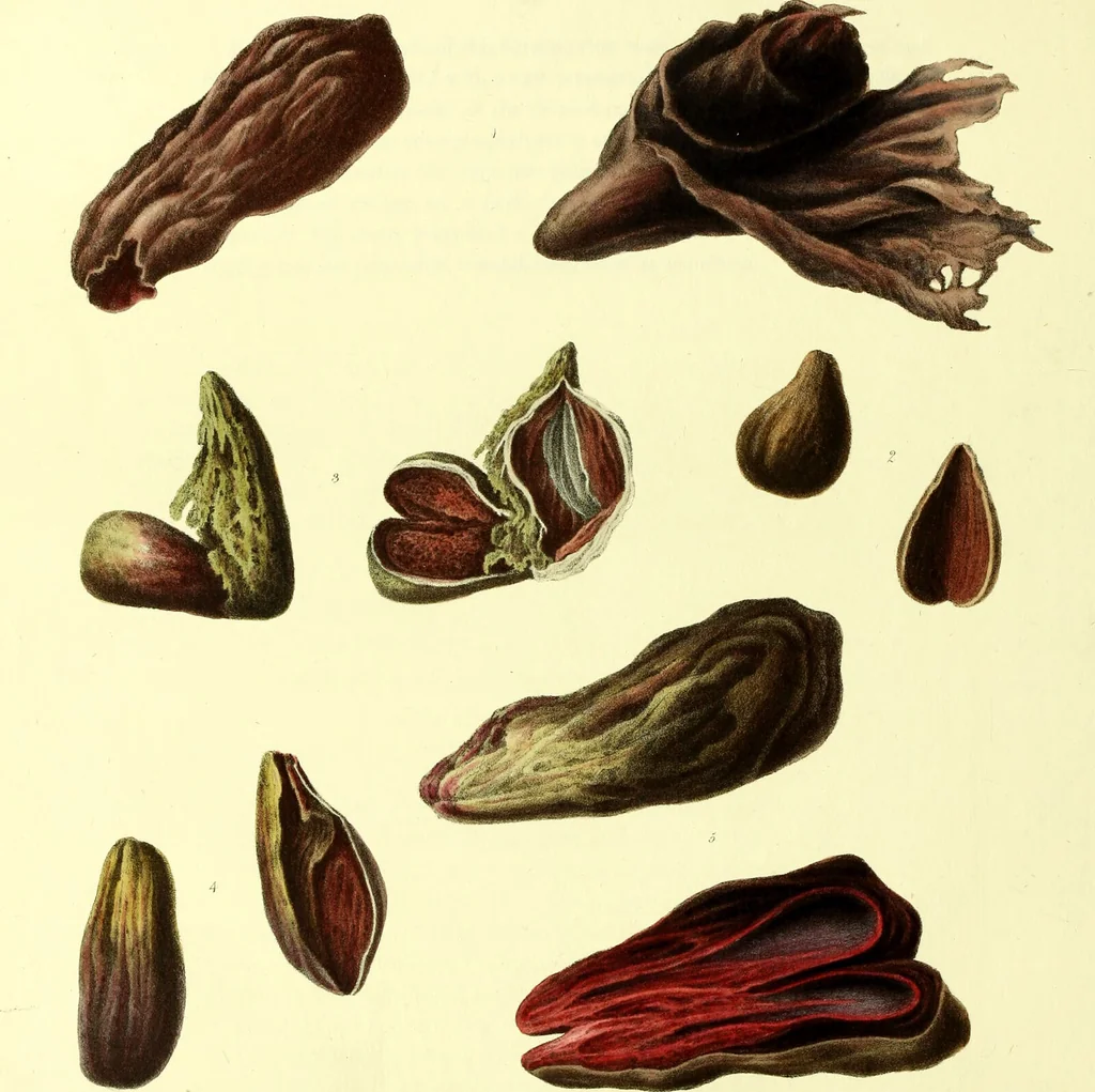 An illustration from Graphic illustrations of abortion and the diseases of menstruation. Consisting of twelve plates from drawings engraved on stone, and coloured by Mr. J. Perry, and two copperplates from the Philosophical transactions, coloured by the same artist. The whole representing forty-five specimens of aborted ova and adventitious productions of the uterus, with preliminary observations, explanations of the figures, and remarks, anatomical physiological / by A.B. Granville., 1834, leaf 118