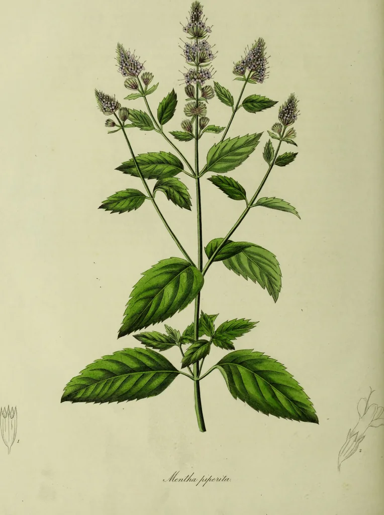 An illustration from Hortus medicus, or figures and descriptions of the more important plants used in medicine, or possessed of poisonous qualities; with their medical properties, chemical analysis, &c. &c. ... The chemical and medical departments by John Davie Morries / by George Graves., 1834, leaf 308