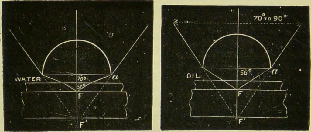 An illustration from The microscope : its history, construction, and application, being a familiar introduction to the use of the instrument, and the study of microscopical science / by Jabez Hogg ; with upwards of five hundred engravings, and coloured illustrations by Tuffen West., 1890, leaf 112