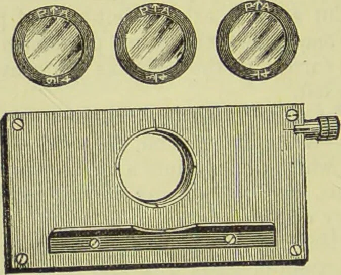 An illustration from The microscope : its history, construction, and application, being a familiar introduction to the use of the instrument, and the study of microscopical science / by Jabez Hogg ; with upwards of five hundred engravings, and coloured illustrations by Tuffen West., 1890, leaf 176
