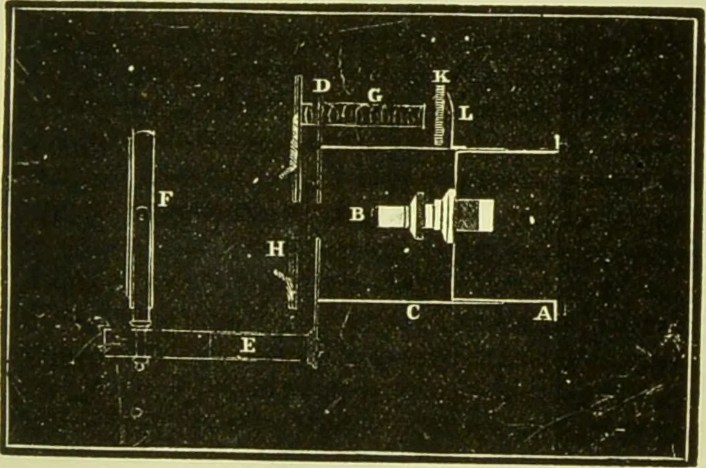 An illustration from The microscope : its history, construction, and application, being a familiar introduction to the use of the instrument, and the study of microscopical science / by Jabez Hogg ; with upwards of five hundred engravings, and coloured illustrations by Tuffen West., 1890, leaf 187