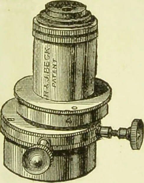 An illustration from The microscope : its history, construction, and application, being a familiar introduction to the use of the instrument, and the study of microscopical science / by Jabez Hogg ; with upwards of five hundred engravings, and coloured illustrations by Tuffen West., 1890, leaf 207