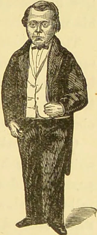 An illustration from Nature's revelations of character, or, The mental, moral and volitive dispositions of mankind, as manifested in the human form and countenance / by Joseph Simms., 1873, leaf 105