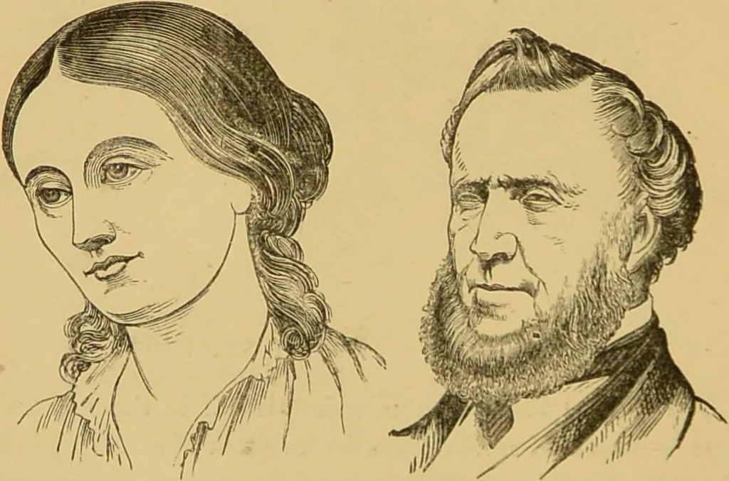 An illustration from Nature's revelations of character, or, The mental, moral and volitive dispositions of mankind, as manifested in the human form and countenance / by Joseph Simms., 1873, leaf 186