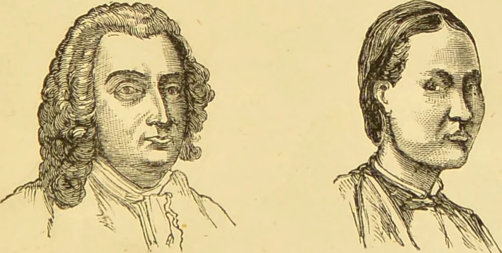 An illustration from Nature's revelations of character, or, The mental, moral and volitive dispositions of mankind, as manifested in the human form and countenance / by Joseph Simms., 1873, leaf 213