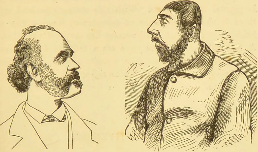An illustration from Nature's revelations of character, or, The mental, moral and volitive dispositions of mankind, as manifested in the human form and countenance / by Joseph Simms., 1873, leaf 221