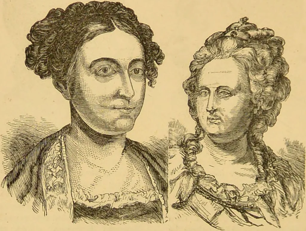 An illustration from Nature's revelations of character, or, The mental, moral and volitive dispositions of mankind, as manifested in the human form and countenance / by Joseph Simms., 1873, leaf 228