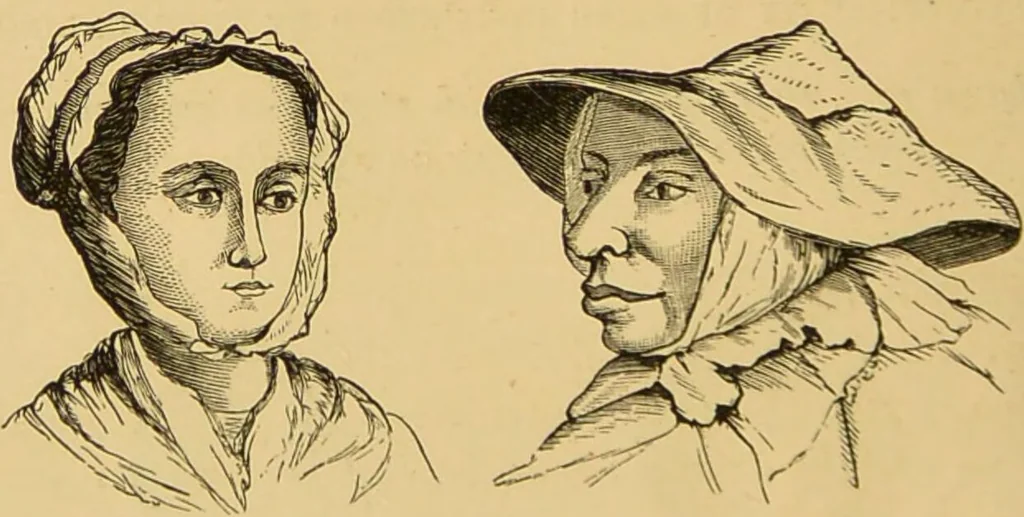 An illustration from Nature's revelations of character, or, The mental, moral and volitive dispositions of mankind, as manifested in the human form and countenance / by Joseph Simms., 1873, leaf 240