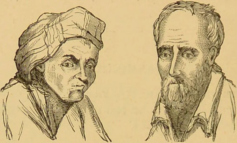 An illustration from Nature's revelations of character, or, The mental, moral and volitive dispositions of mankind, as manifested in the human form and countenance / by Joseph Simms., 1873, leaf 272