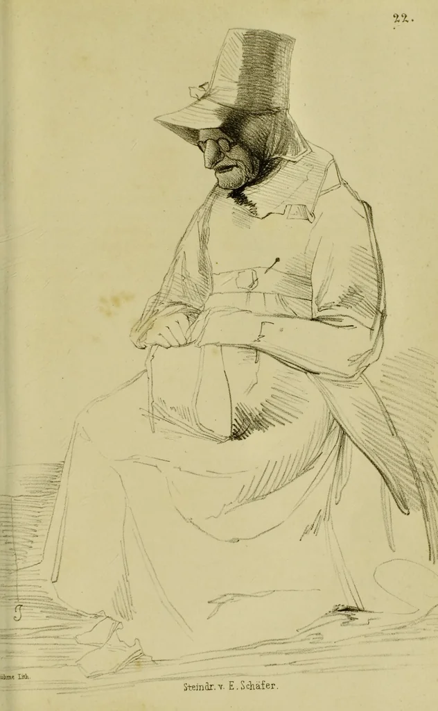 An illustration from Physiognomik der geisteskrankheiten / Sir Alexander Morison., 1853, leaf 107