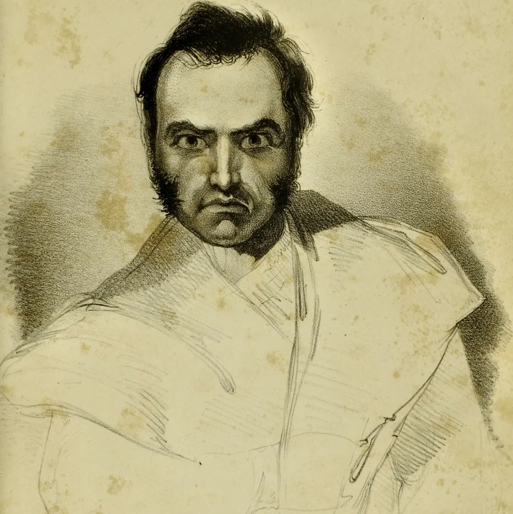 An illustration from Physiognomik der geisteskrankheiten / Sir Alexander Morison., 1853, leaf 15