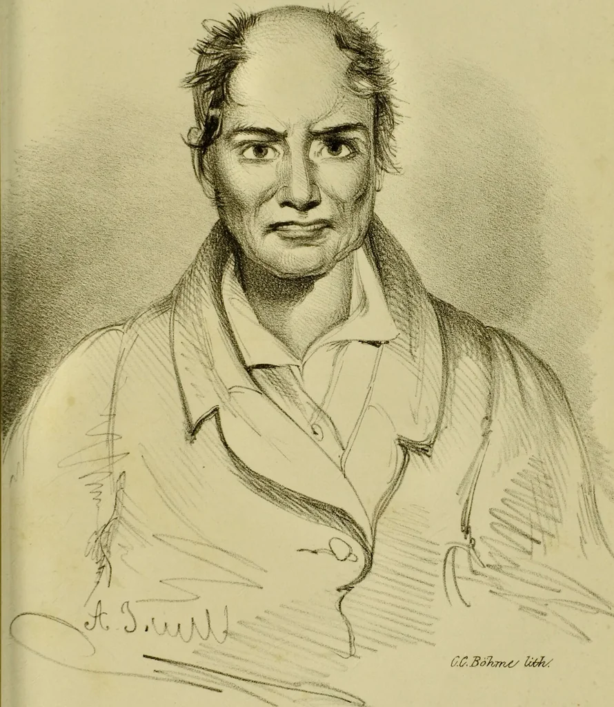 An illustration from Physiognomik der geisteskrankheiten / Sir Alexander Morison., 1853, leaf 189