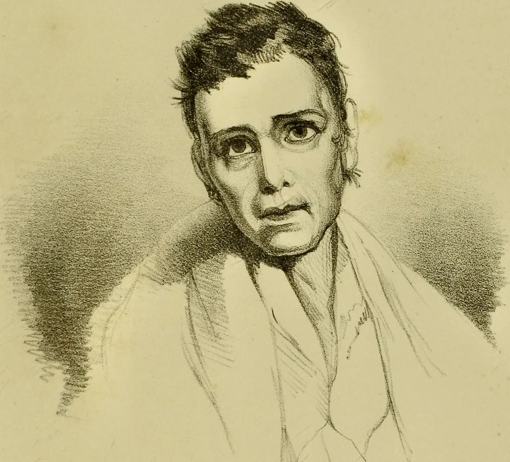 An illustration from Physiognomik der geisteskrankheiten / Sir Alexander Morison., 1853, leaf 215