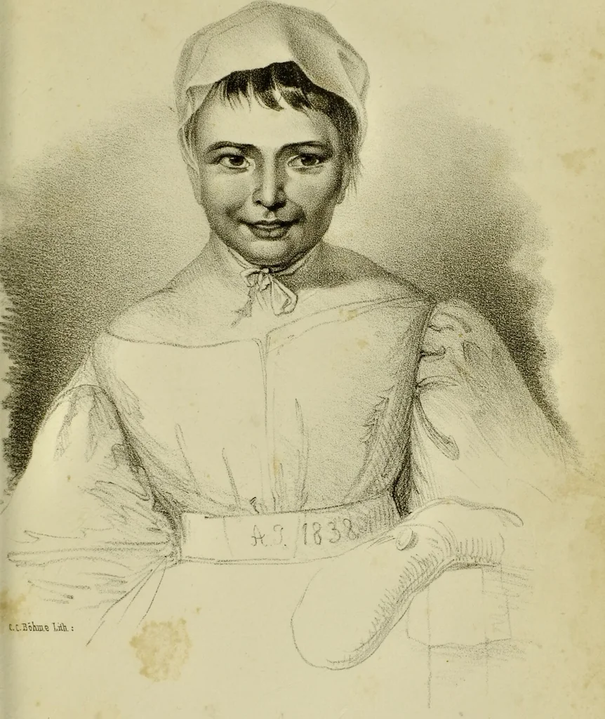An illustration from Physiognomik der geisteskrankheiten / Sir Alexander Morison., 1853, leaf 23