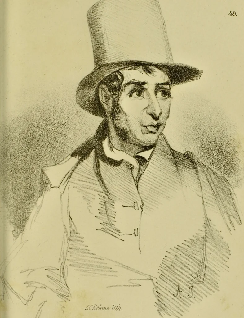 An illustration from Physiognomik der geisteskrankheiten / Sir Alexander Morison., 1853, leaf 231