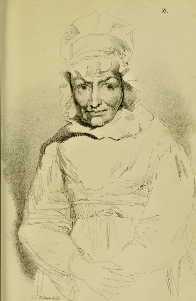 An illustration from Physiognomik der geisteskrankheiten / Sir Alexander Morison., 1853, leaf 243