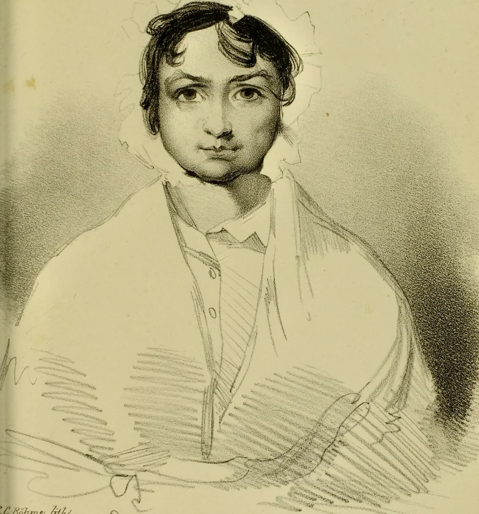 An illustration from Physiognomik der geisteskrankheiten / Sir Alexander Morison., 1853, leaf 257