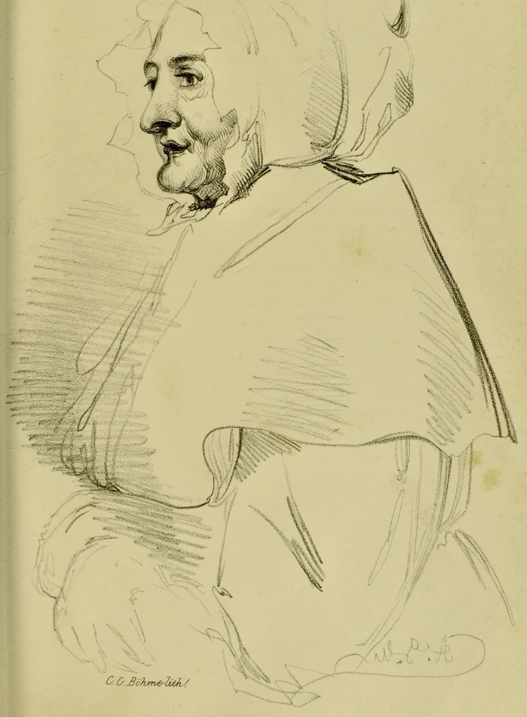 An illustration from Physiognomik der geisteskrankheiten / Sir Alexander Morison., 1853, leaf 261
