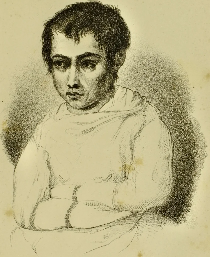 An illustration from Physiognomik der geisteskrankheiten / Sir Alexander Morison., 1853, leaf 351